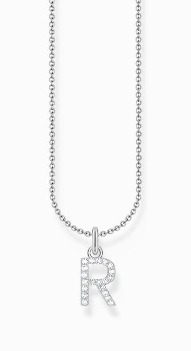 Produktbild Thomas Sabo Kette mit Buchstaben-Anhänger R Silber (925er Silber, 38 - 45 cm)