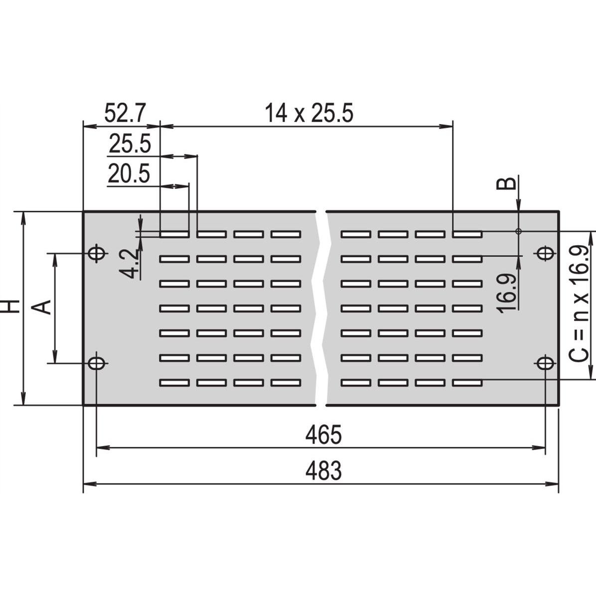 Thumbnail - Schroff 19"-Zubehör mechanisch, Serverschrank Zubehör, Silber