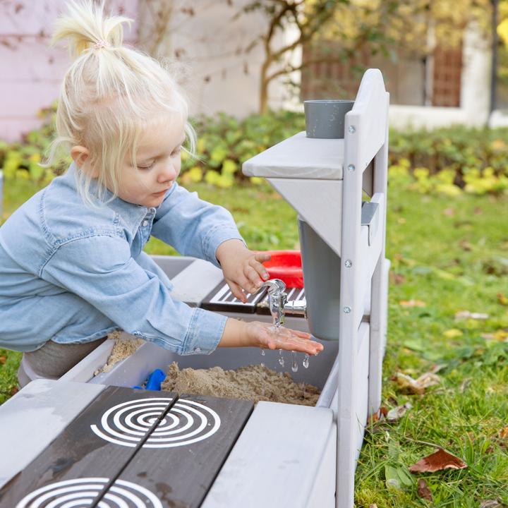 Image du produit Roba Sandkasten mit Matschküche inkl. Abdeckplane