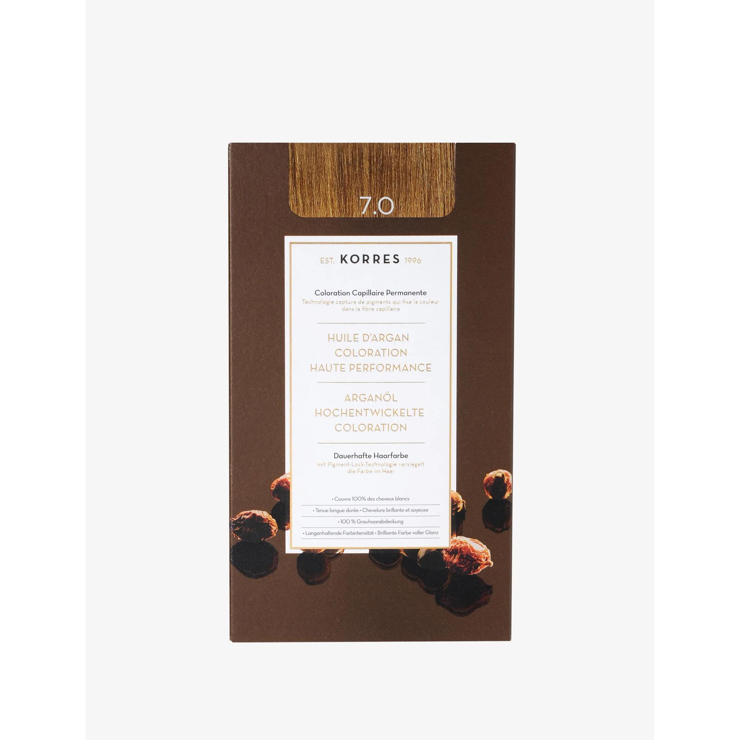 Thumbnail - Korres, Haarfarbe, Argan Oil Hair Color (7.0 Blonde)