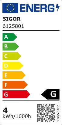 Energie-Label Sompex Globe (E27, 250 lm, 1x)