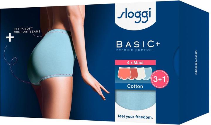 Immagine prodotto Sloggi Midislip Basic+ Maxi (44, confezione da 4)
