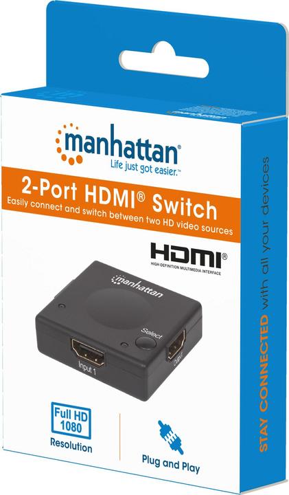 Produktbild Manhattan 1080p 2-Port HDMI Switch