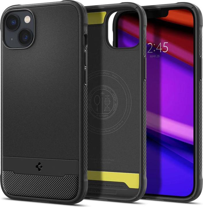 Actual product image Spigen Rugged Armor Magsafe iPhone 14 Plus case - Black (Apple iPhone 14 Plus)