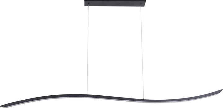 Produktbild Beliani Hängeleuchte LED schwarz Wellenform CALAO (1250 lm)