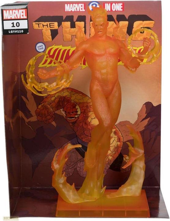 Actual product image McFarlane Marvel Collection PVC Statue 1/6 Human Torch (Marvel 2 in 1 #10) 29 cm