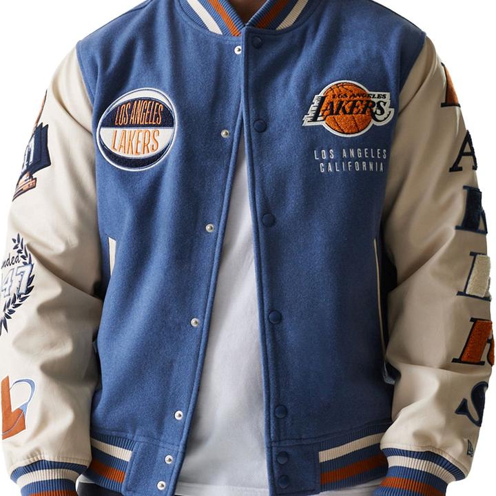 New Era Varsity College Jacke - NBA Los Angeles Lakers - S