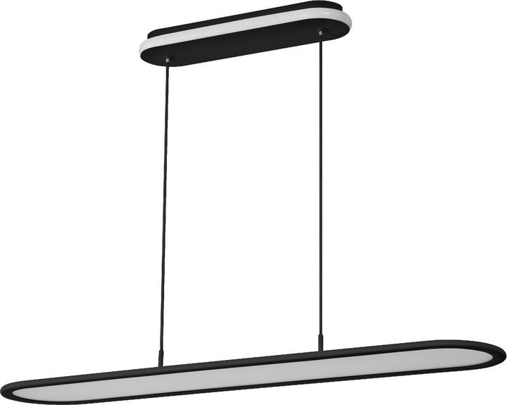 Produktbild Osram LED Deckenleuchte OFFICE LINE PANEL ELLIPSE 57W 940 Black Dimmbar Neutralweiss 4099854464874 (2700 lm)