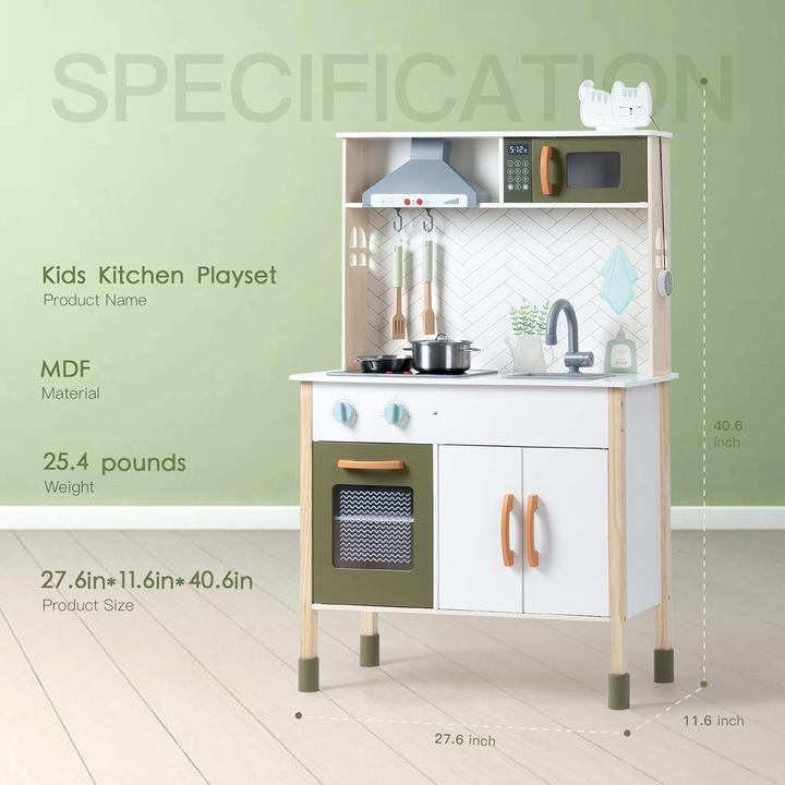 Actual product image Robud Wooden Play Kitchen Set