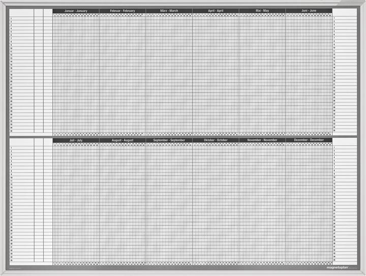 Immagine prodotto Magnetoplan Pianificatore di attività e vacanze, settimana di 7 giorni (120 x 90 cm)