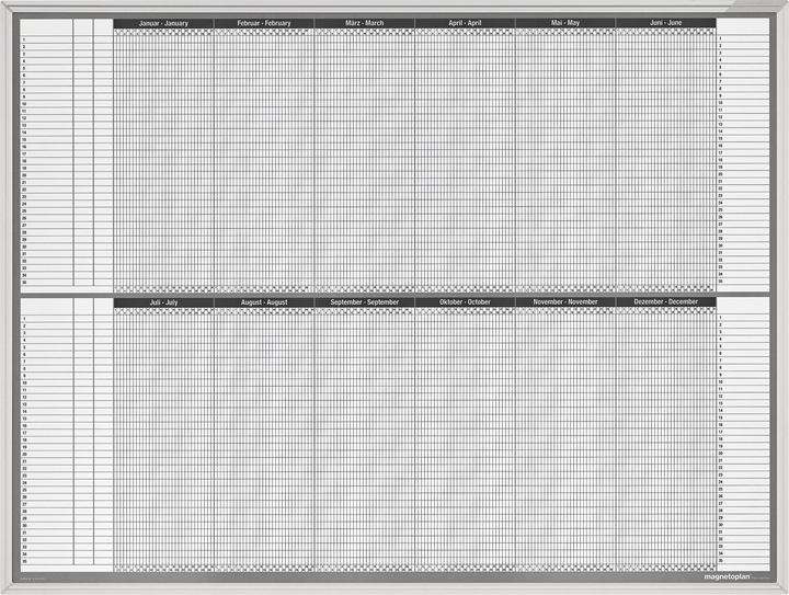 Produktbild Magnetoplan Aktivitäten- & Urlaubsplaner, 7-Tage-Woche (120 x 90 cm)