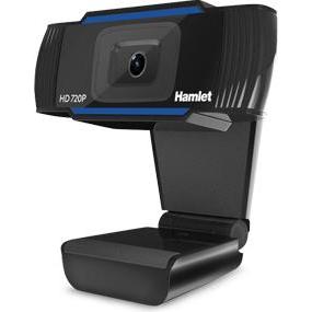 Thumbnail - Hamlet HWCAM720 Webkamera 2 MP 1280 x 720 Pixel USB Schwarz (2 Mpx), Webcam, Schwarz