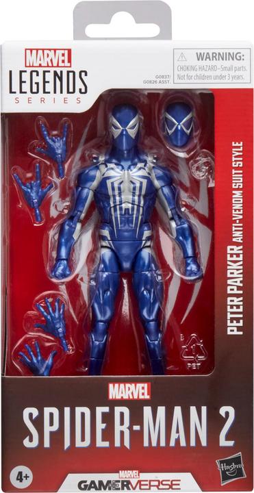 Actual product image Hasbro Spider-Man 2 Marvel Legends Gamerverse Actionfigur Peter Parker (Anti-Venom Suit Style) 15 cm