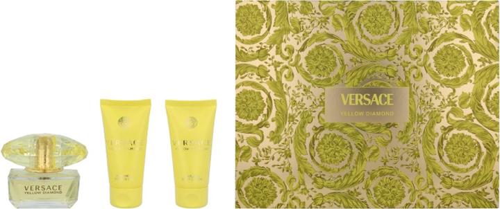 Actual product image Versace Yellow Diamond Christmas 2024 Eau de Toilette / BShower Gel / Body Lotion (Perfume set)