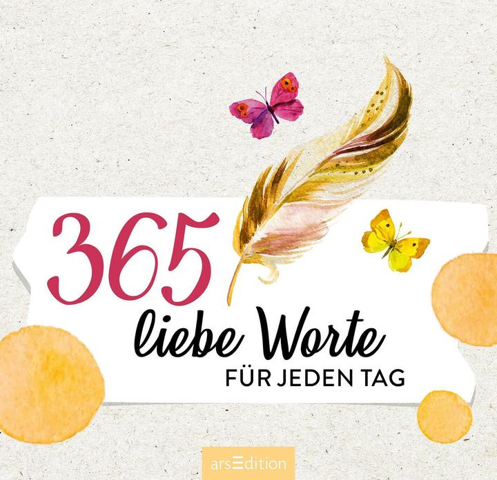 Produktbild Aufsteller 365 liebe Worte für jeden Tag (Deutsch, 2024)