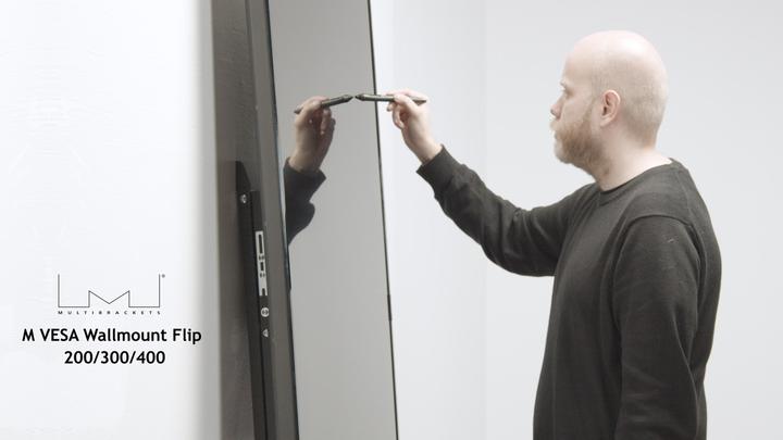 Image du produit Multibrackets Support mural 50-95 pouces, acier, noir