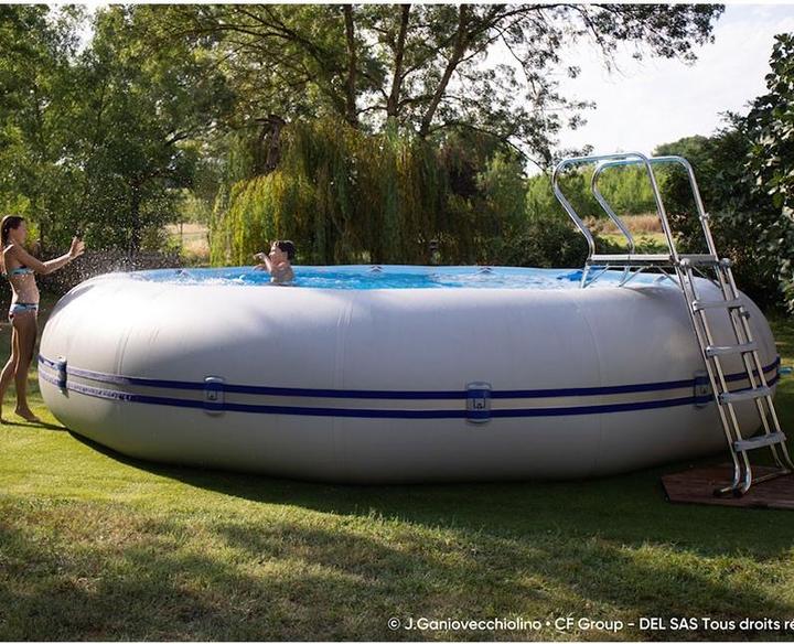 Actual product image Zodiac above-ground pool round Winky 8 diam ext 9.50m (750 x 100 cm)