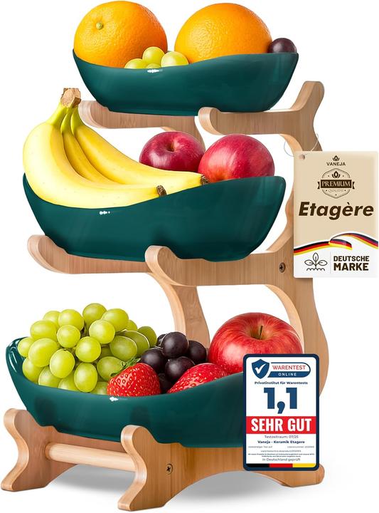 Produktbild Vaneja 3-stöckige Obst-Etagere