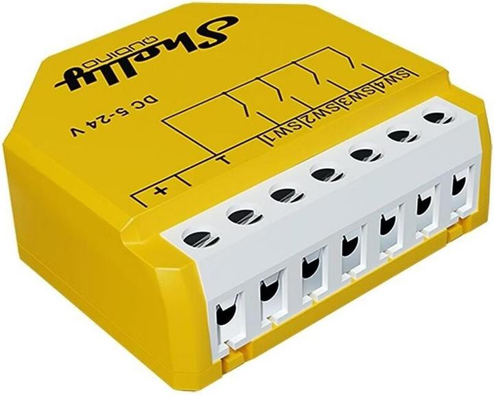 Produktbild Shelly ALREZWE W I4DC - Qubino Wave i4 DC (Schaltaktor)