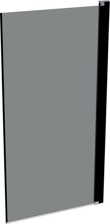 Hüppe Design pure Badewannenabtrennung, 1-teilig, Breite 750mm, Höhe 1500mm, 8P1901123301 (75 cm)