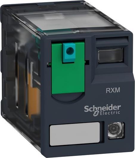 Produktbild Schneider Miniaturrelais RXM, 4 W, 3 A, Niedrigpegel, 220VDC, LED RXM4GB2MD