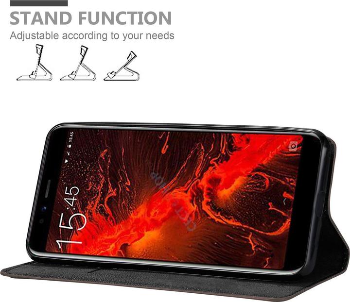 Actual product image Cadorabo Book Invisible Magnet Cover (Lenovo S5 (2018))