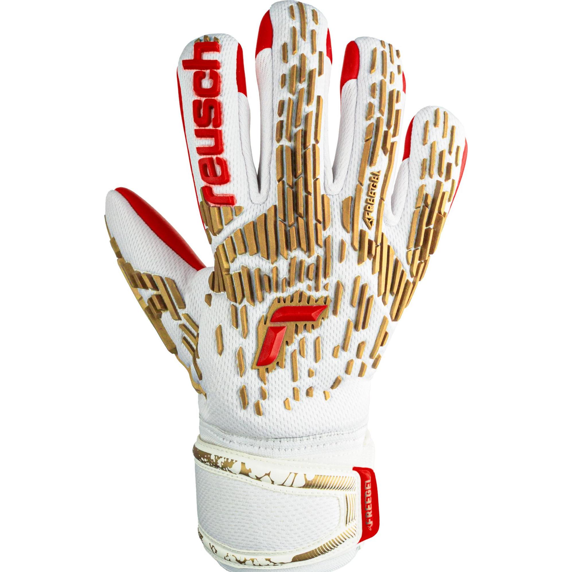 Reusch, Unisex, Handschuhe, Attrakt Freegel Silver, Weiss, (5)