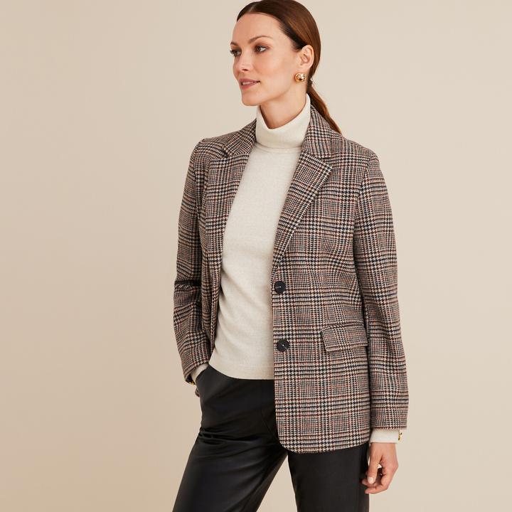 Actual product image Anne Weyburn Gerader Blazer mit Karomuster (Frequency band 38 (2600 MHz))