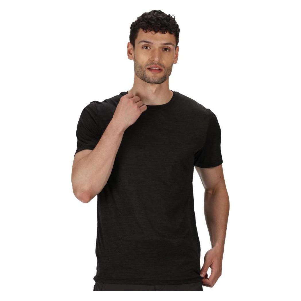 Regatta, Herren, Shirts, Fingal Edition, Schwarz, (L)