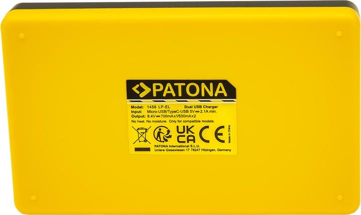 Produktbild Patona Ladegerät Dual USB Canon LP-EL (Kamera Akku Ladegerät)