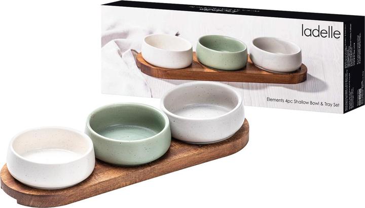 Produktbild Ladelle ELEMENTS Schalen-& Tablettset assortiert 4tlg