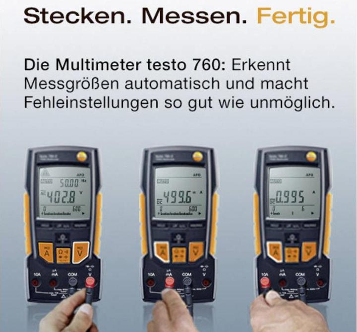 Immagine prodotto Testo Multimetro digitale 760-2 (CAT III 1000V, CAT IV 600V)