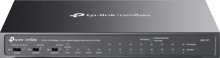 Produktbild TP-Link OMADA 8-PORT 10/100MBPS 3-PORT GIGABIT DESKTOP SWITCH W (10 Ports)