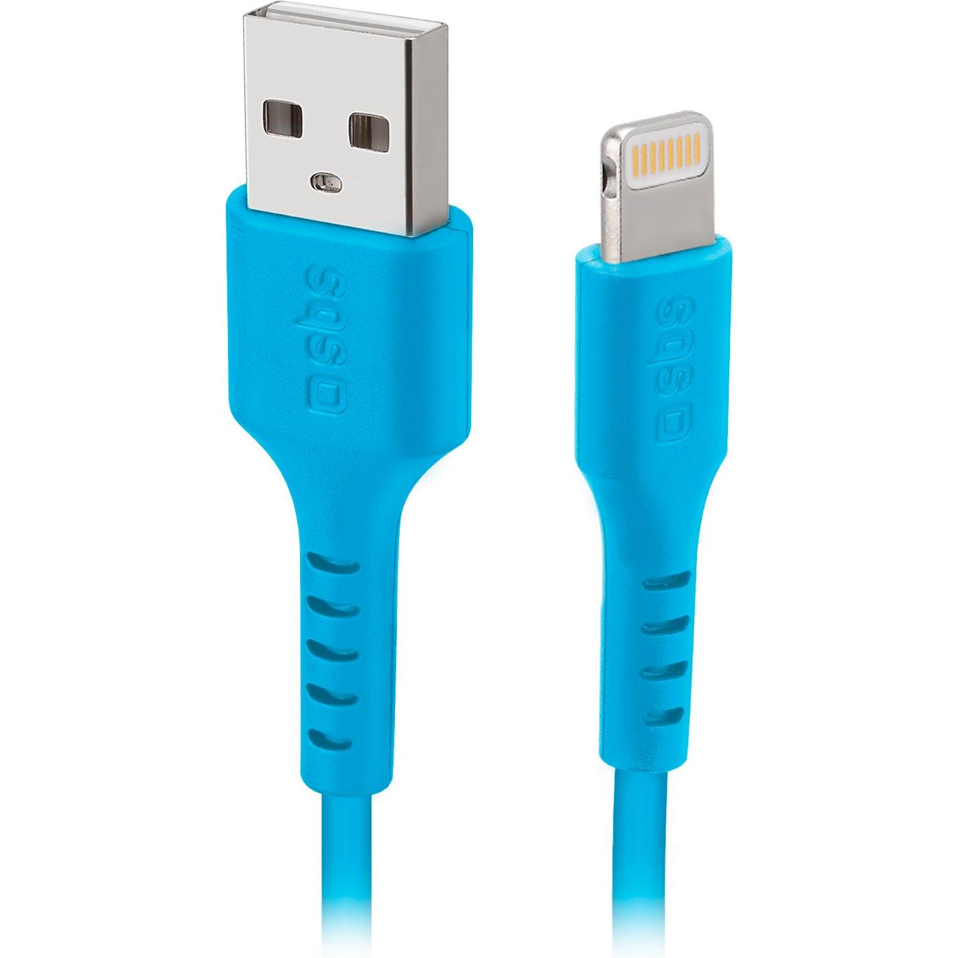 SBS Daten- und Ladekabel USB Lightning (1 m, USB 2.0), USB Kabel