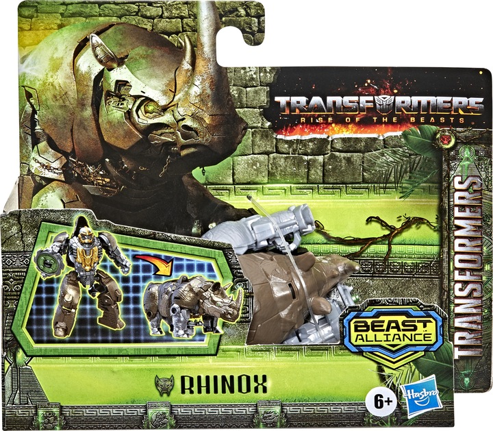 Immagine prodotto Transformers Rise of the Beasts, Alleanza delle Bestie, figura d'azione Rhinox dei Battle Changers per il film