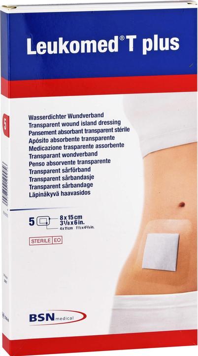 Immagine prodotto BSN T plus transparenter Wundverband 8x15cm mit Wundauflage (5 x)