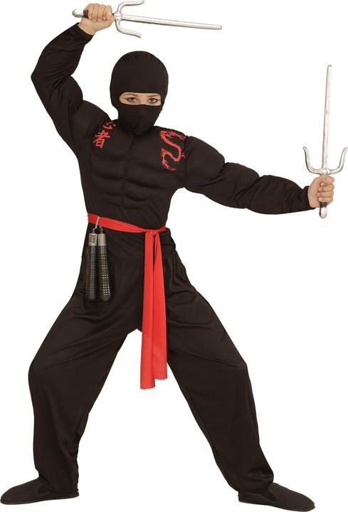 Produktbild Widmann Ninja Maske Schwarz Kindergrösse