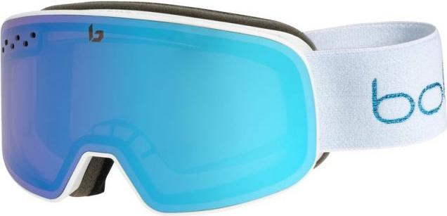 White Metallic Blue Matte