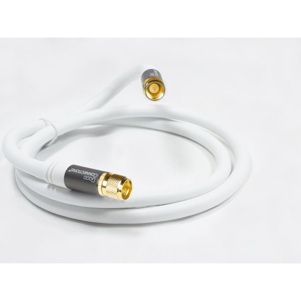 Thumbnail - Good Connections SAT Antennenkabel SmartFLEX, F-Stecker an F-Stecker, vergoldet, vierfach geschirmt, Schirmmass 120dB (1...
