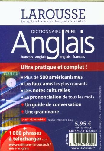 Immagine prodotto Anglais : dictionnaire mini : français-anglais, anglais-français (Francese, Collettività, 2024)