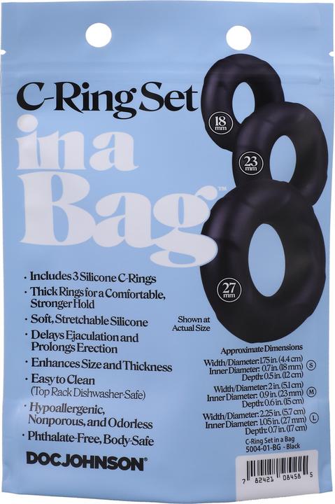 Actual product image Doc Johnson C-Ring Set (6 cm)