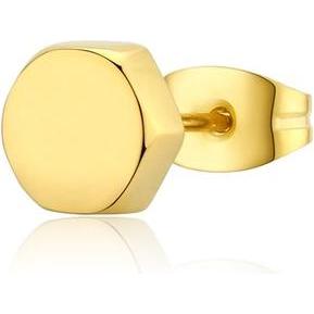 Sagapo, Ohrringe, S'Agapo Single Stud Earring Made Of Snap Snp22 Steel, (snap)