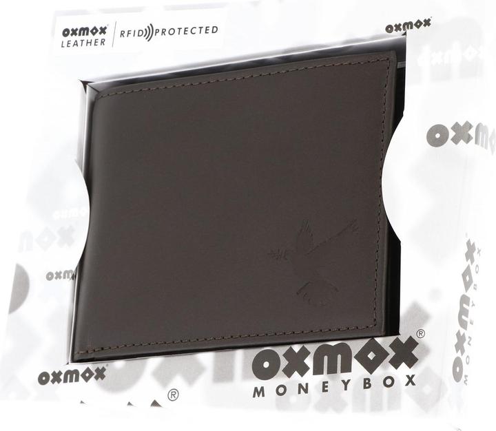 Produktbild Oxmox Leather RFID Protect Querscheinbörse