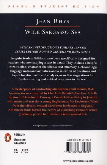Actual product image Wide Sargasso Sea (English, Hilary Jenkins, Jean Rhys, 2001)