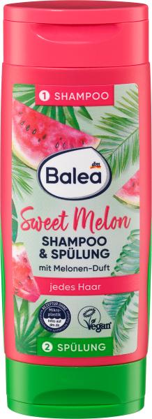Produktbild dm Balea Shampoo & Spülung Twinpack Sweet Melon (Flüssiges Shampoo)