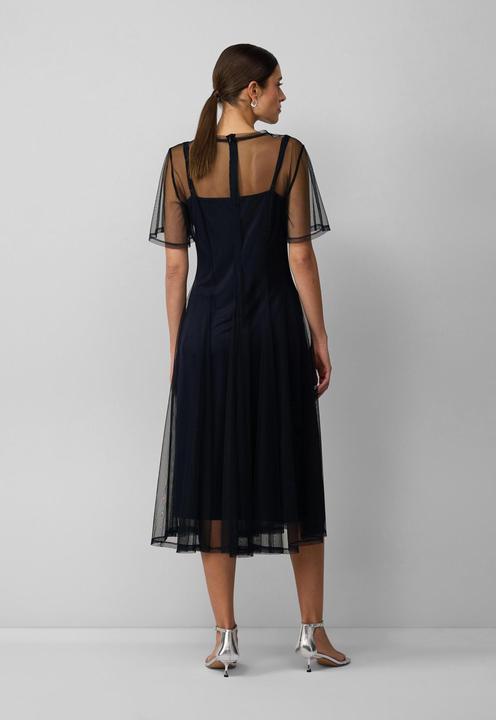 Produktbild S.Oliver Kleid Midikleid aus Mesh mit Unterkleid (36)