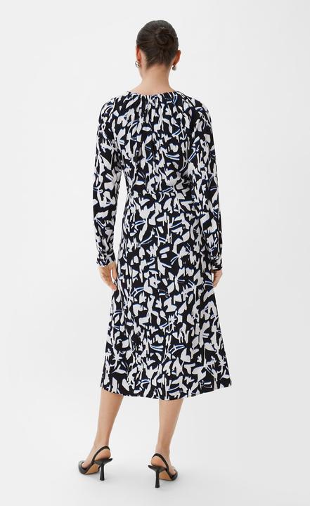 Produktbild Comma Kleid Fliessendes Maxikleid mit All-over-Print (40)