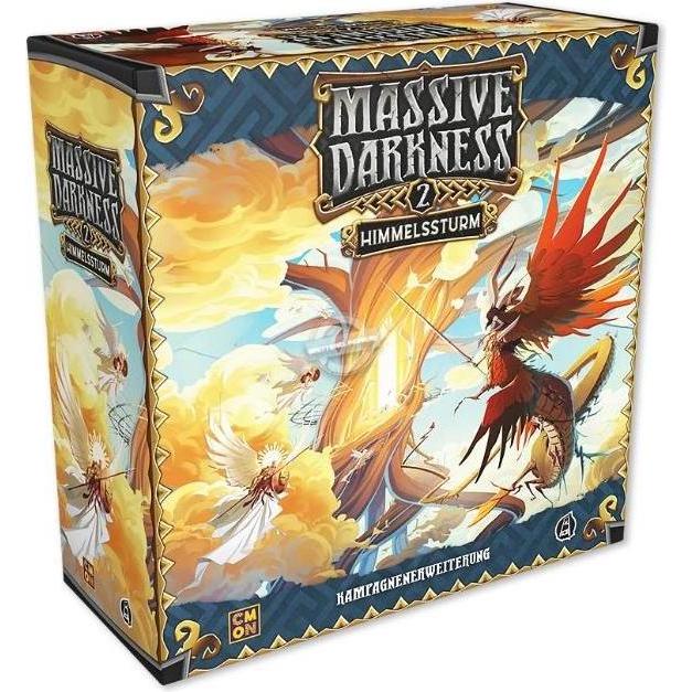 Cmon CMND0231 - Massive Darkness 2: Himmelssturm, für 1-6 Spieler, ab 14 Jahren (DE-Erweiterung) (Deutsch)