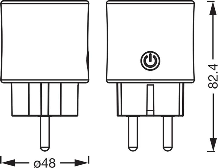 Productafbeelding Osram HOMELIGHTING Smart+ Funk-Steckdose