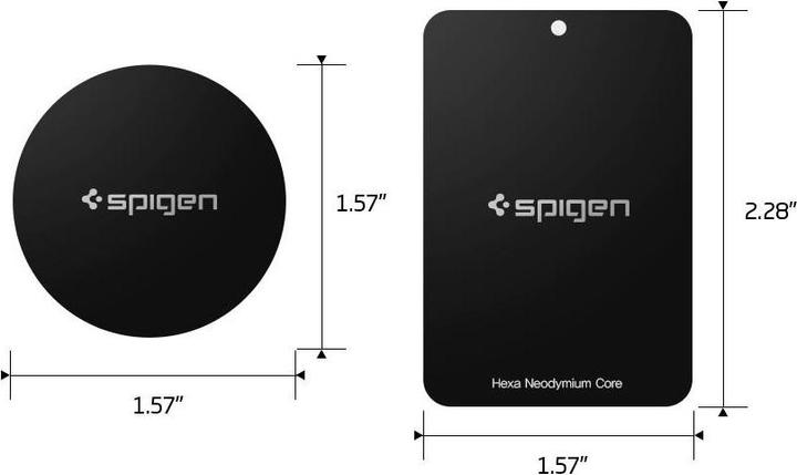 Immagine prodotto Spigen Piastre Mp-4p Piastra Metallica Supporto Magnetico Per Auto